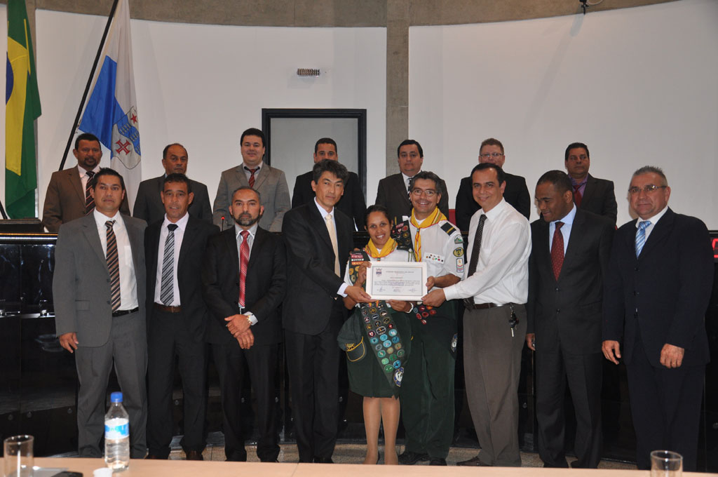 Câmara homenageia desbravadores pelo 6ª Campori