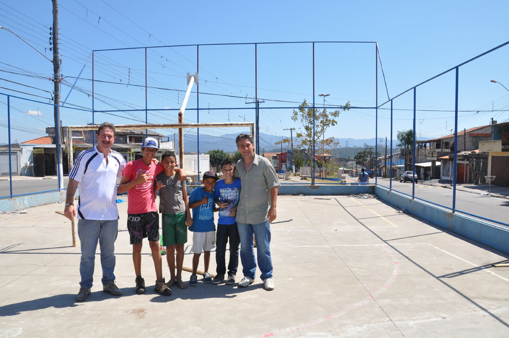 Quadra do Nova Arujá começa a ser reformada
