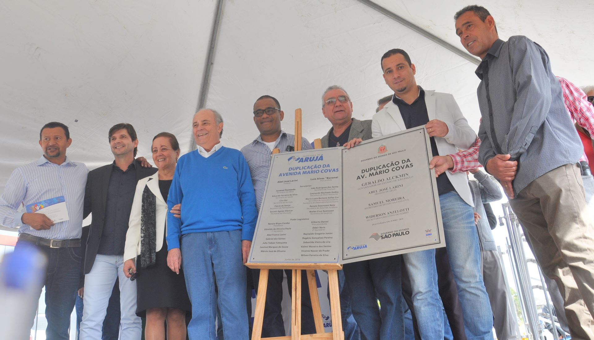 Vereadores prestigiam entrega da duplicação da Mario Covas; via será aberta ao tráfego na terça-feira (5/7)