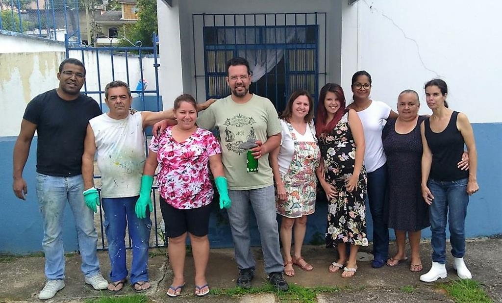 Coordenados pelo vereador Luiz Fernando, voluntários revitalizam creche do Jardim Real