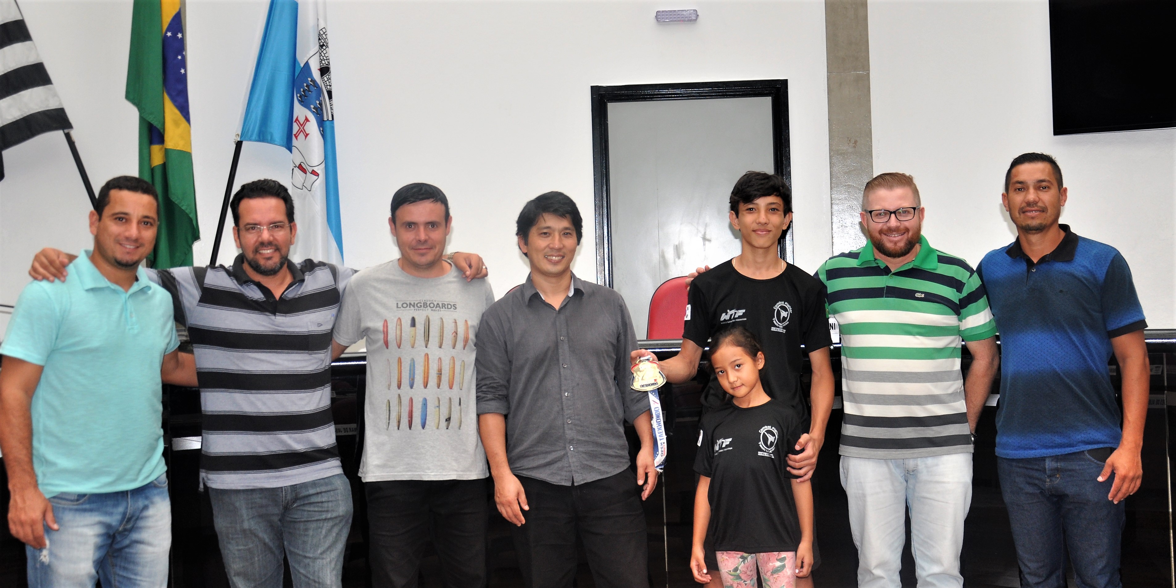 Vereadores recebem atleta de taekwondo e prometem mobilização para viabilizar incentivo