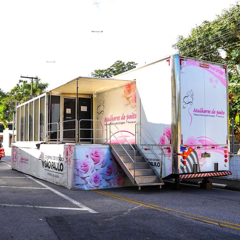 Carreta da Mamografia em Arujá: 653 mulheres atendidas