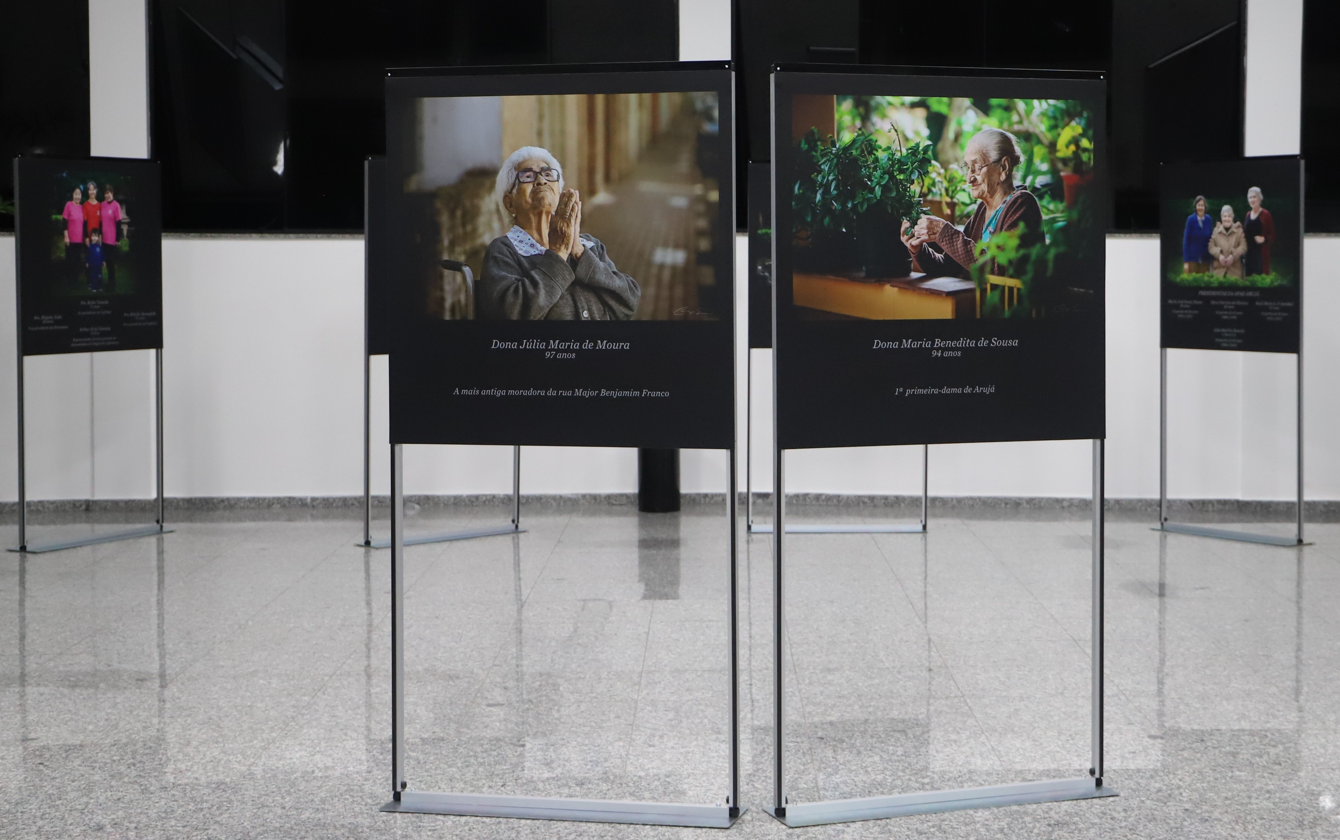 Imagem da exposição 'Retratos de Arujá' em 2019